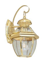  2051-02 - 1 Light PB Outdoor Wall Lantern