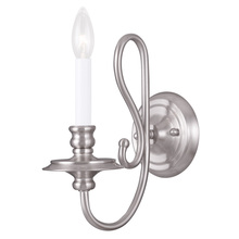  5161-91 - 1 Light Brushed Nickel Wall Sconce