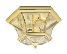  7053-02 - 3 Light Polished Brass Ceiling Mount