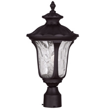  7855-07 - 1 Light Bronze Outdoor Post Lantern