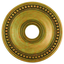 Livex Lighting 82074-48 - Antique Gold Leaf Ceiling Medallion