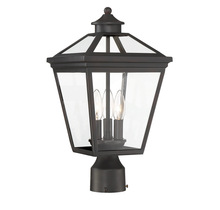  5-147-13 - Ellijay 3-Light Outdoor Post Lantern in English Bronze