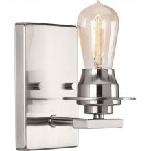  P300008-009 - Debut Collection One-Light Brushed Nickel Farmhouse Bath Vanity Light