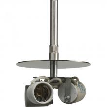  P5199-09 - Markor Collection Three-Light Brushed Nickel Pendant Stem Kit