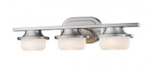  1917-3V-BN-LED - 3 Light Vanity