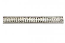  3502W35C - Monroe Integrated LED Chip Light Chrome Wall Sconce Clear Royal Cut Crystal