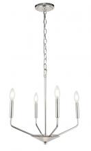  LD8024D18C - Enzo 4 Light Chrome Pendant