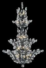  V2011G54DB/RC - Orchid 25 Light Dark Bronze Chandelier Clear Royal Cut Crystal