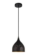  LDPD3004 - Clio Collection Pendant D6.7 H8.3 Lt:1 Matte Black Finish